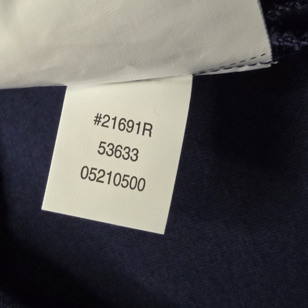 SPANX Supersmooth Perfect Fit Ponte Ankle Pants Navy Blue Large - Picture 11 of 12